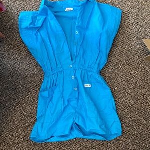 C’Est Joli Vintage blue Romper